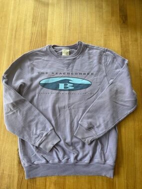 The Beachcomber Lavender Crewneck Pullover Sweatshirt